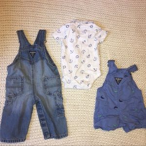 OshKosh B'gosh Bottoms - Oshkosh B’gosh boys overall lot size 3-6 month OshKosh B'gosh Bottoms - Oshkosh B’gosh boys overall lot size 3-6 month